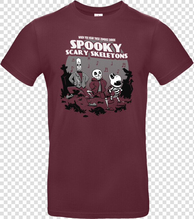 Ilustrata Spooky Scary Skeletons T shirt B amp c Exact   Gamer T Shirt No Background  HD Png DownloadTransparent PNG