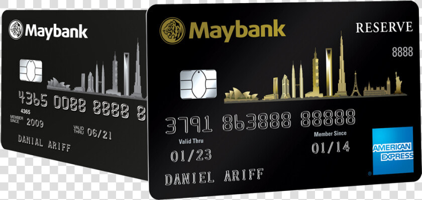 Transparent American Express Png   Maybank Cards  Png DownloadTransparent PNG