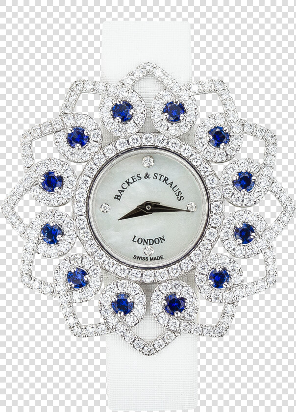 Victoria Brilliant Blue Sapphire   Analog Watch  HD Png DownloadTransparent PNG