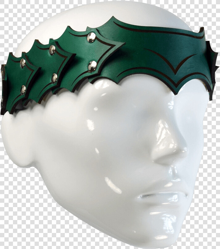 Dragonscale Leather Headband   Mens Medieval Headband  HD Png DownloadTransparent PNG