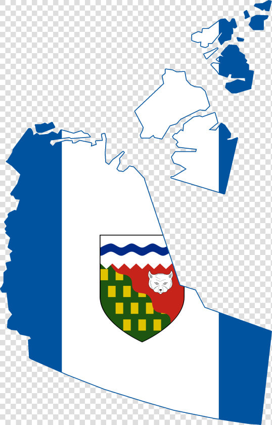 Map And Flag Of Northwest Territories  HD Png DownloadTransparent PNG