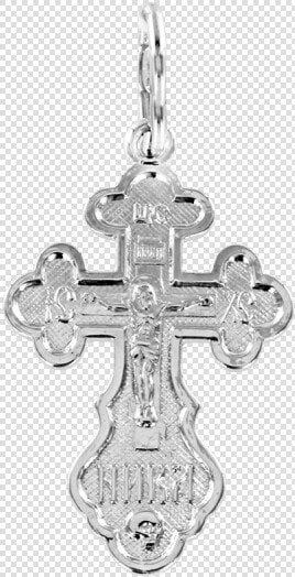 Silver Cross   Православный Серебряный Крестик Спаси И Сохрани  HD Png DownloadTransparent PNG