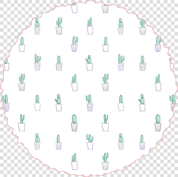  aesthetic  whiteaesthetic  white  cactus  pastel  circle   Circle  HD Png DownloadTransparent PNG