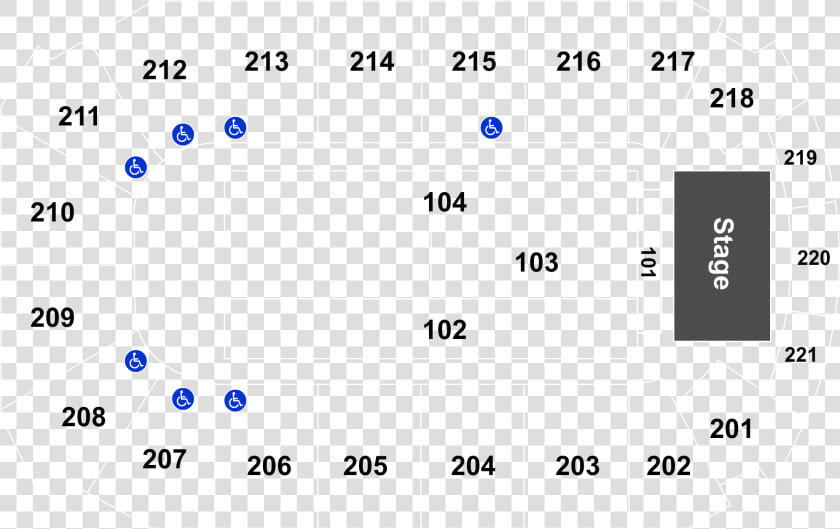 Power Balance Pavilion Seating Chart  HD Png DownloadTransparent PNG