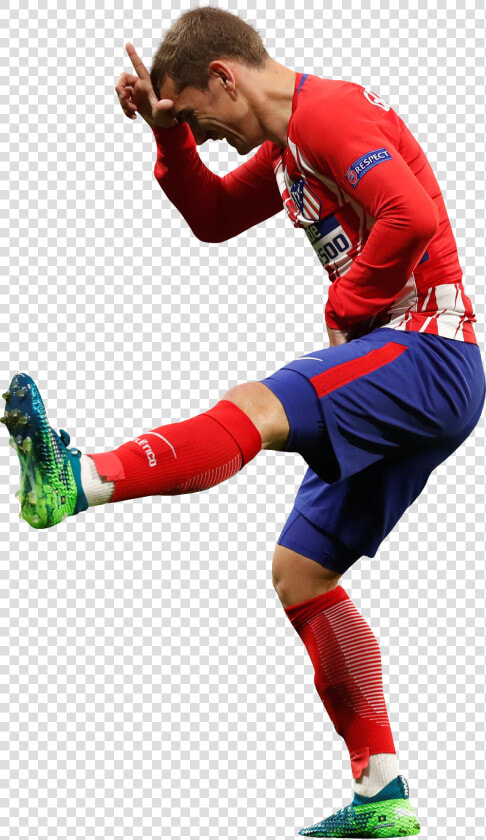 Antoine Griezmann Football Render   Kick Up A Soccer Ball  HD Png DownloadTransparent PNG