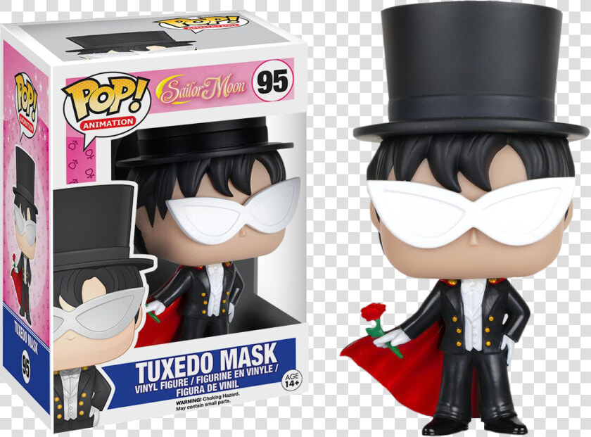 Tuxedo Mask Pop Vinyl Figurine   Sailor Moon Tuxedo Mask Pop  HD Png DownloadTransparent PNG