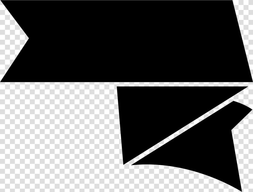 Ribbon Black Shape   Black Shape Png  Transparent PngTransparent PNG