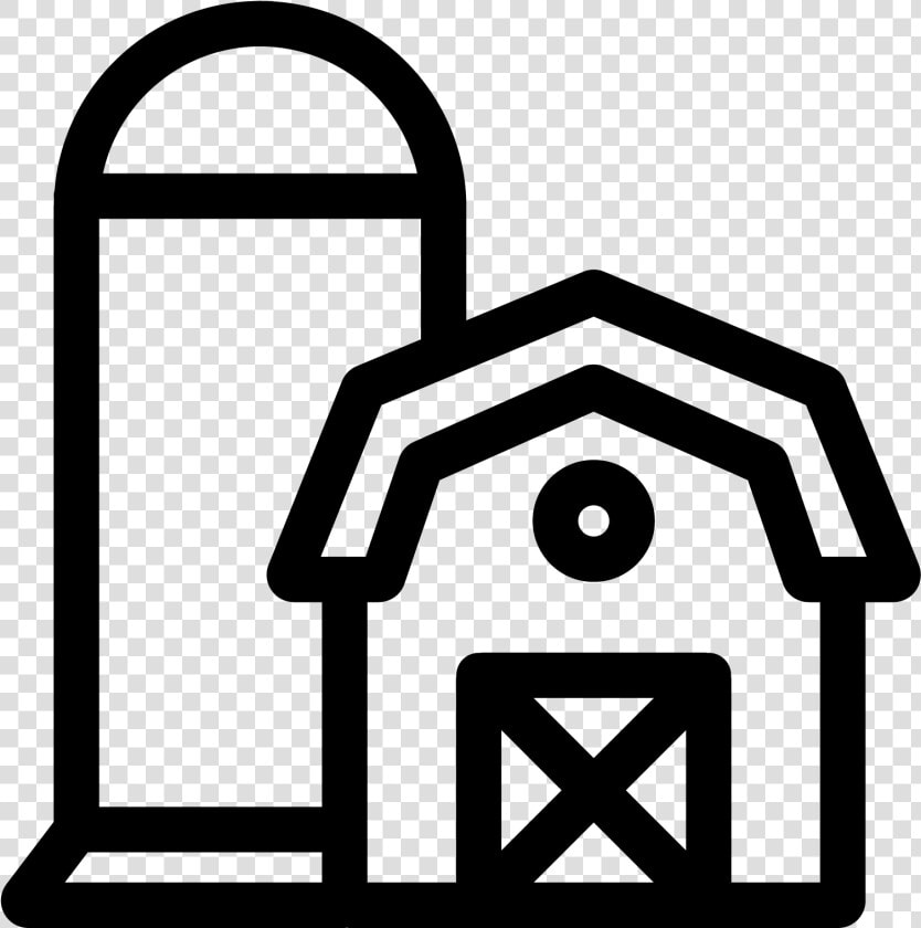 Agricard Merchant Application   Barn With Silo Clipart  HD Png DownloadTransparent PNG