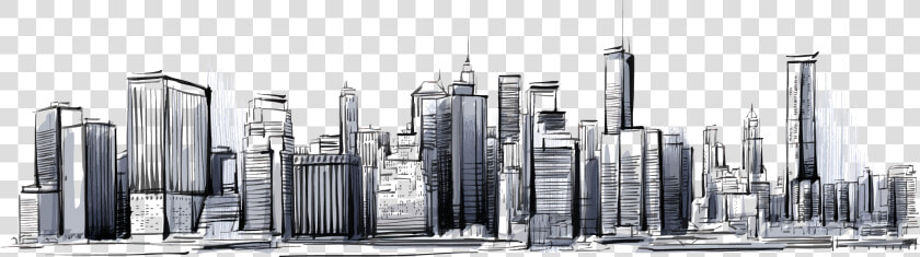 Cities Skylines Logo Png   City Skyline Drawing Png  Transparent PngTransparent PNG