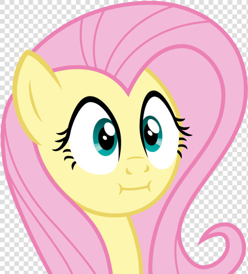 Pony Fluttershy Face Hair Pink Nose Facial Expression   Fluttershy Poker Face  HD Png DownloadTransparent PNG