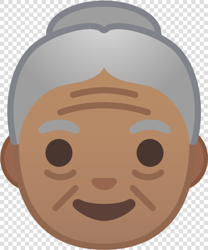 Old Woman Medium Skin Tone Icon   Old People Emoji Png  Transparent PngTransparent PNG