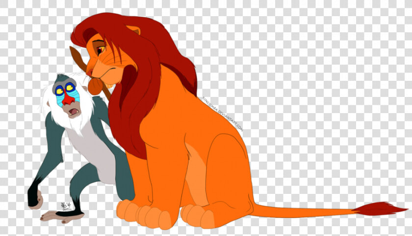 Rafiki And Simba Png  Transparent PngTransparent PNG