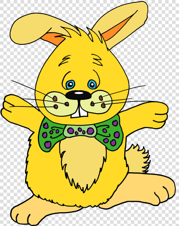 Color Bunnies In Spanish And English Clip Art   Cartoon  HD Png DownloadTransparent PNG