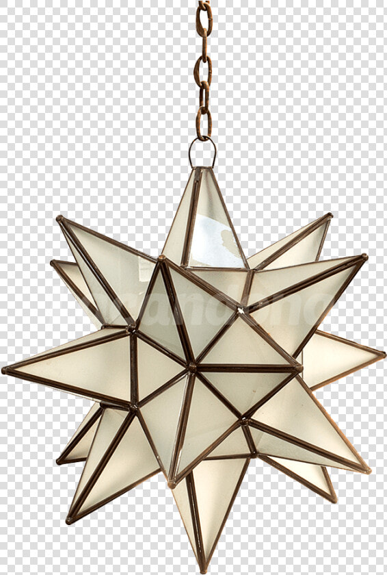 Lampara Estrella De Cristal   Moravian Star Lantern Glass Pattern  HD Png DownloadTransparent PNG