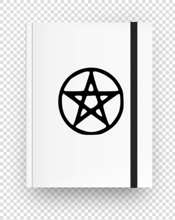 Caderno Pentagrama De Astro Tarotna   Two Crescent Moons And Pentagram  HD Png DownloadTransparent PNG