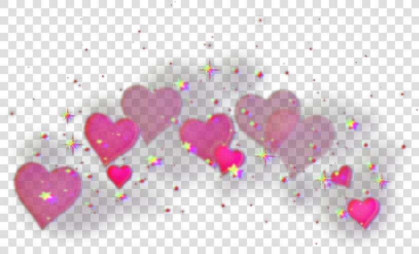  crown  heartcrown  heart  glitch  red  green  blue   Aesthetic Black Hearts Png  Transparent PngTransparent PNG