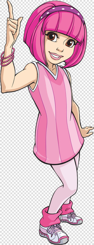 Lazytown   Youtube   Stephanie Lazy Town Cartoon  HD Png DownloadTransparent PNG