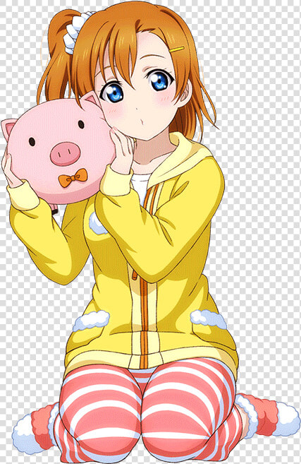 Honoka Kousaka With Pig  HD Png DownloadTransparent PNG