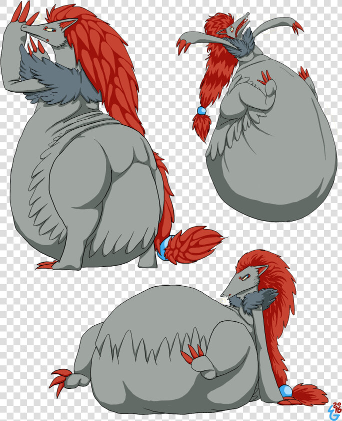 Fat Zoroark Pearry Pin Ups   Fat Zoroark  HD Png DownloadTransparent PNG