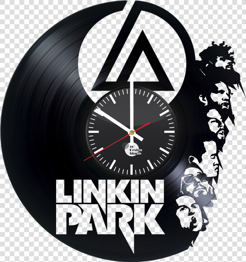 Transparent Linkin Park Logo Png   Linkin Park Vinyl Clock  Png DownloadTransparent PNG