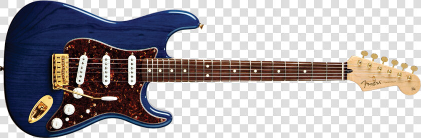 Fender Stratocaster Deluxe Blue  HD Png DownloadTransparent PNG