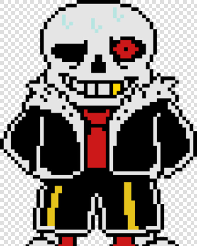 Heroes Fanon Wiki   Underfell Sans Pixel Art  HD Png DownloadTransparent PNG