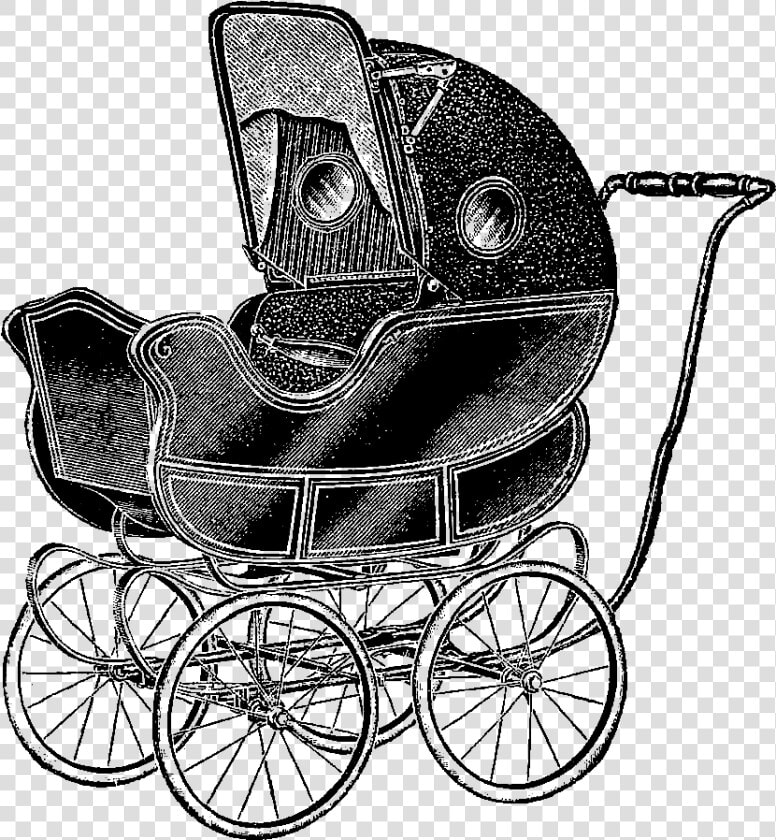 Transparent Baby Carriage Png   Baby Carriage Vintage Png  Png DownloadTransparent PNG