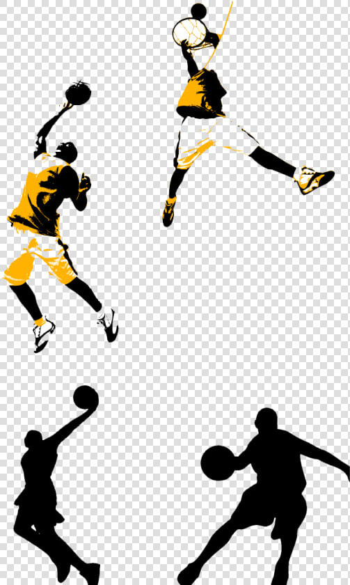 Basketball Court Slam Dunk Clip Art   Basketball Clipart Dunking  HD Png DownloadTransparent PNG