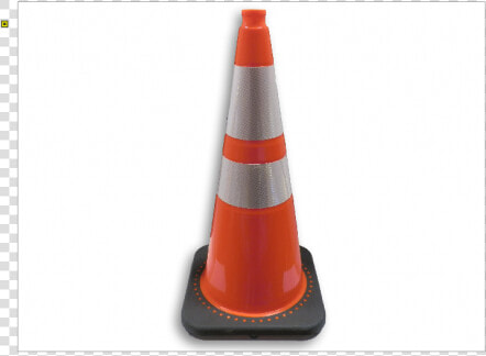 Traffic Cone W 6” Ref Collar 28”   Beacon  HD Png DownloadTransparent PNG