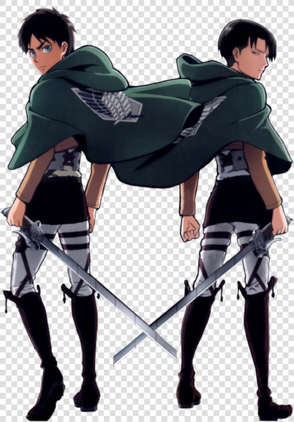 Shingeki No Kyojin Levi Eren   Eren Attack On Titan Characters  HD Png DownloadTransparent PNG