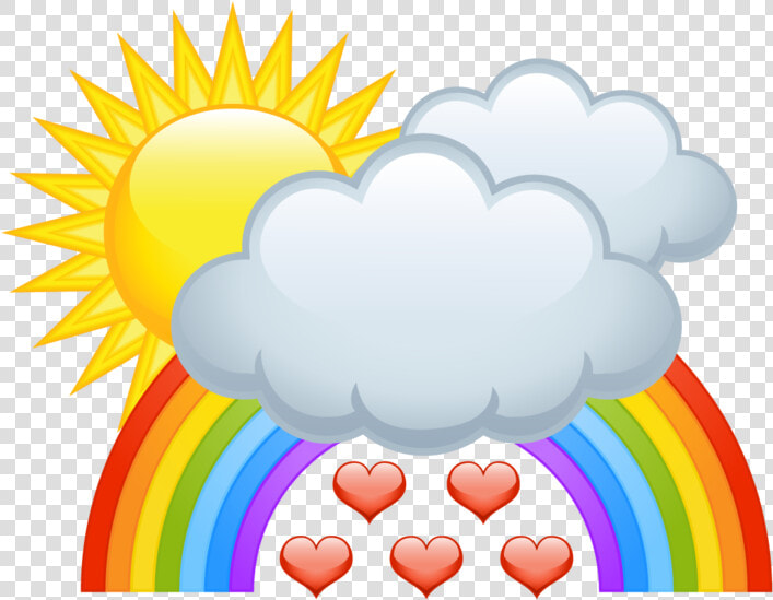 Rainbow Rainbow Clipart  Love Rainbow  Paper Beads    Sun And Clouds Clipart  HD Png DownloadTransparent PNG