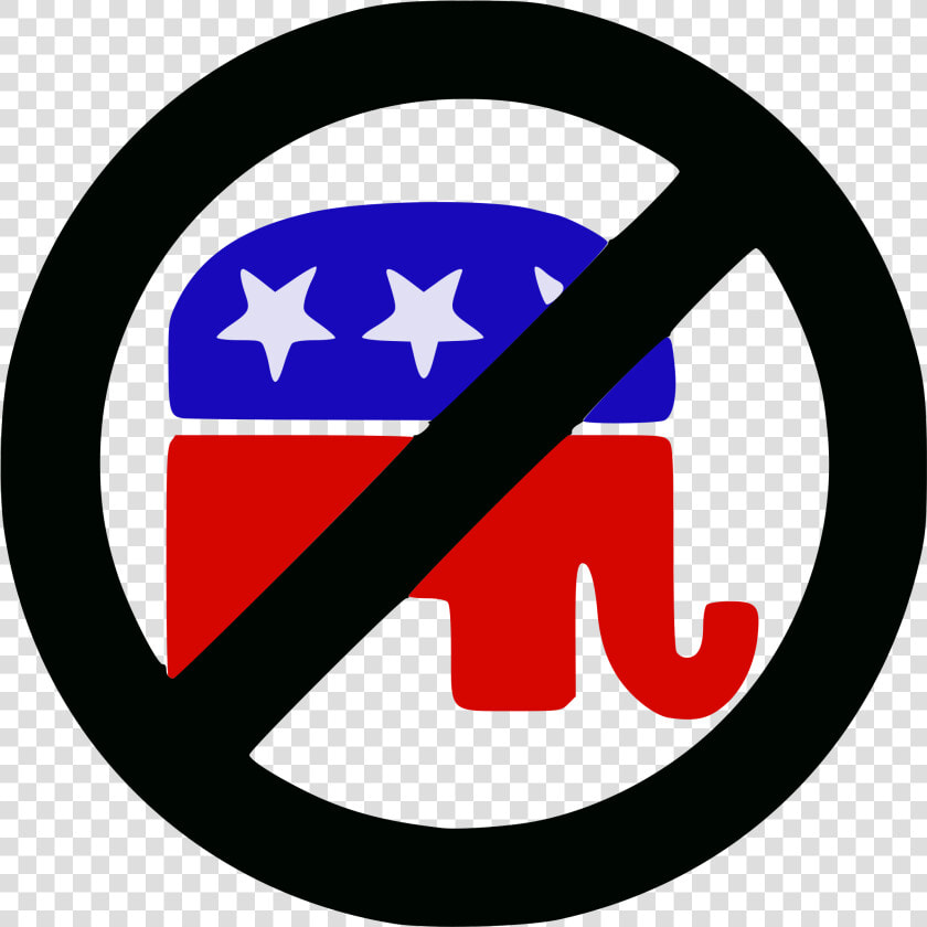 Republicans Clipart   Png Download   Elephant With Stars Logo  Transparent PngTransparent PNG