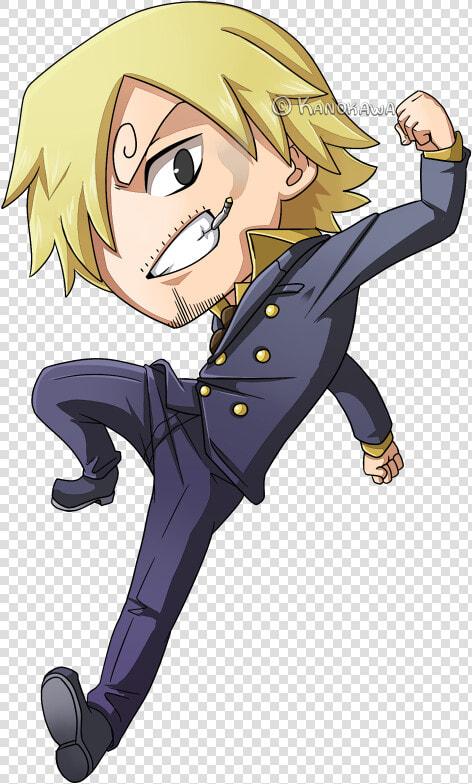 One Piece Chibi Transparent Png   One Piece Sanji Chibi  Png DownloadTransparent PNG