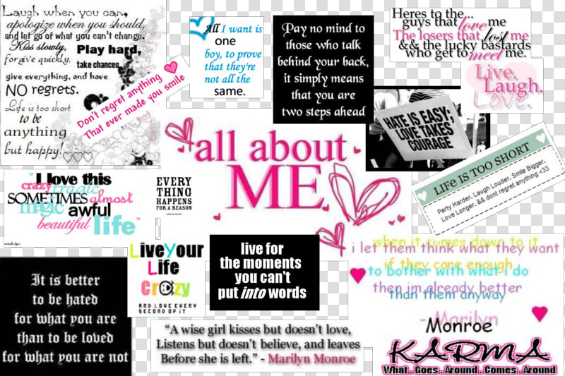 Cute Quotes And Sayings About Me   All About Me Tagalog  HD Png DownloadTransparent PNG