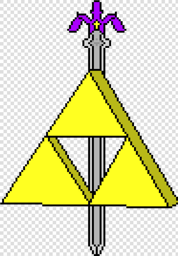 Triforce And Master Sword   Traffic Sign  HD Png DownloadTransparent PNG