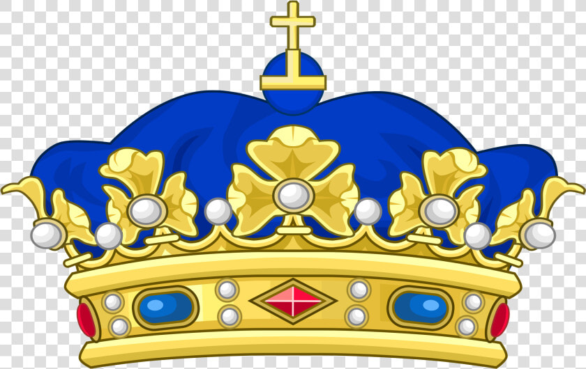 Blue Crown Png   Blue And Yellow Crown  Transparent PngTransparent PNG