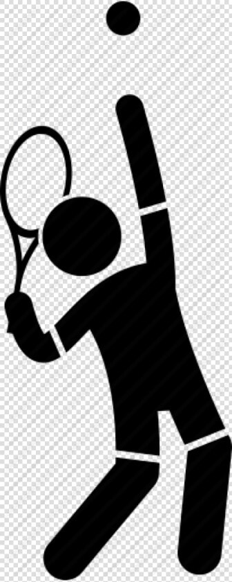 Download Free Png Ball  Player  Serve  Serving  Tennis    Serving In Tennis Clipart  Transparent PngTransparent PNG