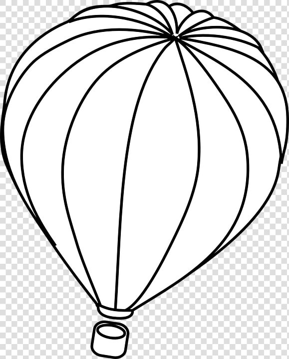 Hot Air Balloon  Balloon  Fly  Vehicle  Outline   Air Balloon White Png  Transparent PngTransparent PNG