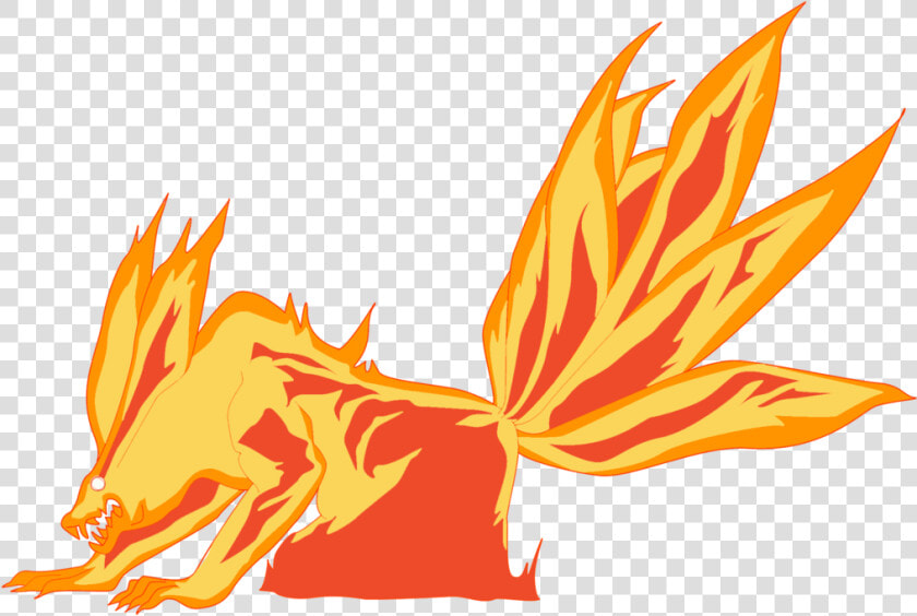 Download Kurama Transparent Png   Kurama Nine Tails Chakra Mode  Png DownloadTransparent PNG