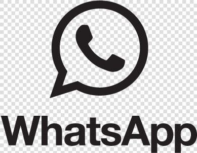 Logo Whatsapp   Whatsapp Logo Schwarz Weiß  HD Png DownloadTransparent PNG