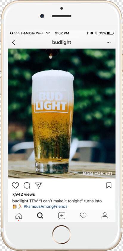 Budlight Phonemock4   Iphone  HD Png DownloadTransparent PNG