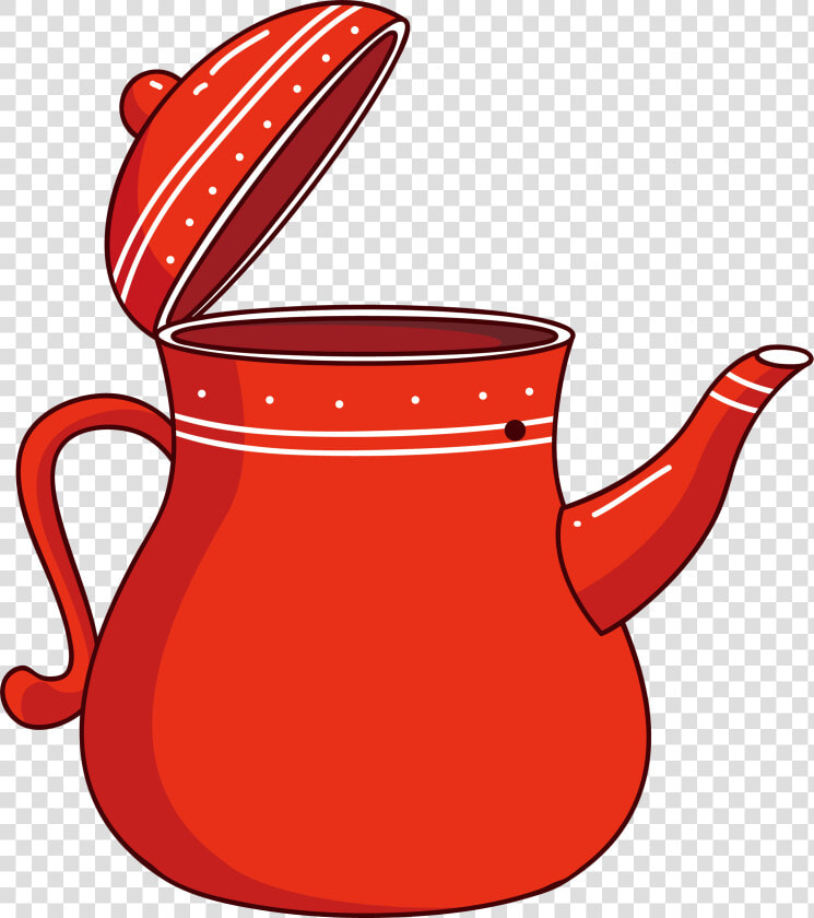 Tea Kettle Euclidean Vector   Tea Pot Cartoon Png  Transparent PngTransparent PNG