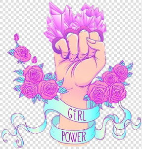  girlpower  girl  woman  purple  aesthetic  gem  diamond   Cute Girl Power Stickers  HD Png DownloadTransparent PNG