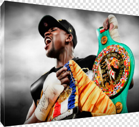 Undefeated Champ Floyd Money Mayweather Canvas Art  HD Png DownloadTransparent PNG