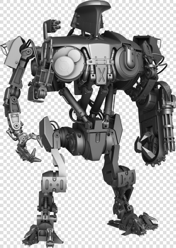 Transparent Robocop Png   Cyberpunk Robots  Png DownloadTransparent PNG