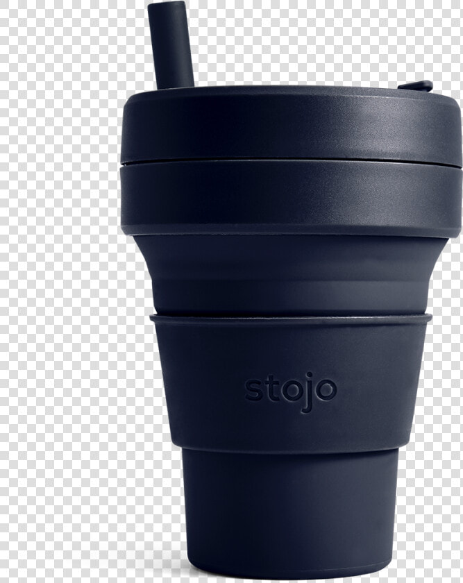 Biggie 16 Oz Cup   Stojo Collapsible Cup Denim  HD Png DownloadTransparent PNG