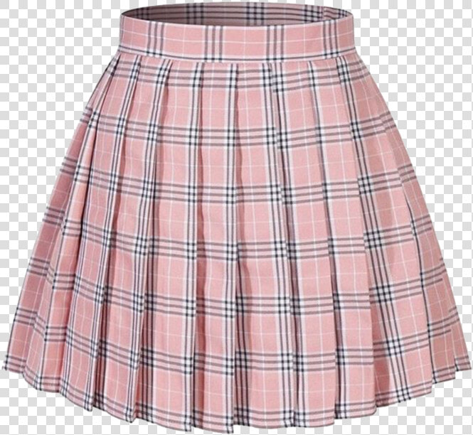 Pink  Png  And Skirt Image   Pink And White Pleated Skirt Check  Transparent PngTransparent PNG