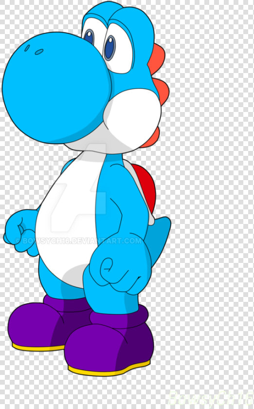 Yoshi Vector Light Blue   Mario Series  HD Png DownloadTransparent PNG