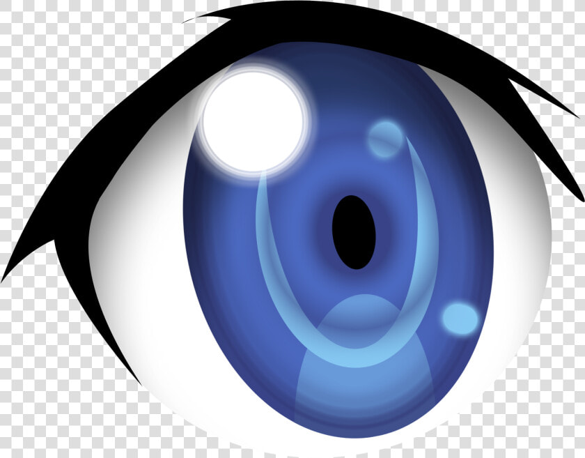 Blue Eyes Clipart Closed Eye Free Collection   Anime Eye Transparent Background  HD Png DownloadTransparent PNG