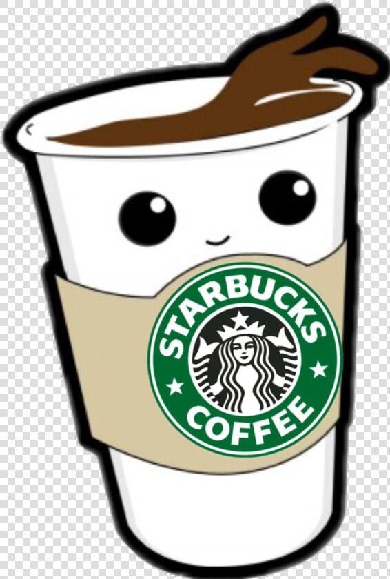 Coffee Starbucks Cup Background Clipart Tea Cafe Transparent   Starbucks Stickers  HD Png DownloadTransparent PNG